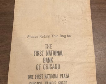 Bank Bags - Cloth - Lot of (2) - Vintage