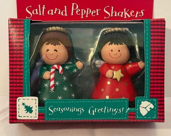 Vintage Hallmark Salt & Pepper Shakers - Angels