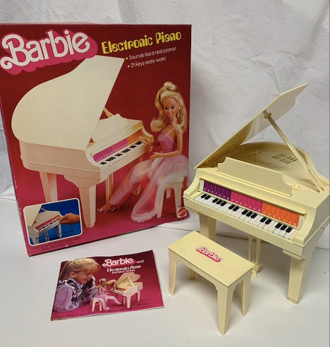 Mattel Barbie Electric Piano Vintage 1981 Etsy