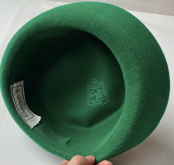 Henry Pollak - Glenover Hat - Green - Vintage - 1… - image 2