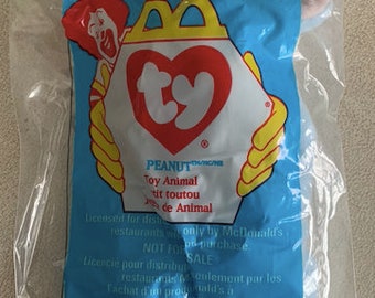 TY - McDonald's - Teenie Beanie Baby - Peanut - 1998