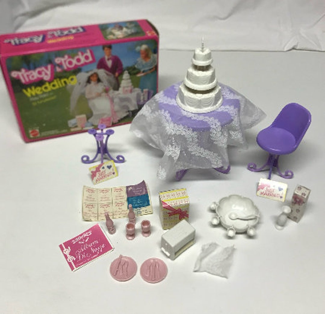 Barbie Tracy Todd Wedding Play Pak Vintage 1983 Etsy