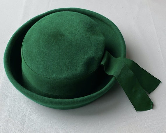 Henry Pollak - Glenover Hat - Green - Vintage - 1… - image 3