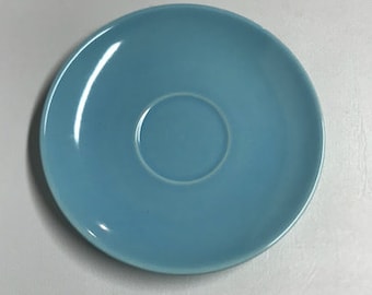 Canonsburg Pottery - Temporama - 6" - Blue Saucer - Vintage - 1960s