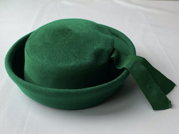 Henry Pollak - Glenover Hat - Green - Vintage - 1… - image 1