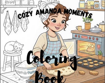 Cozy Autumn Coloring Book | Relaxing Fall Activity (PDF)