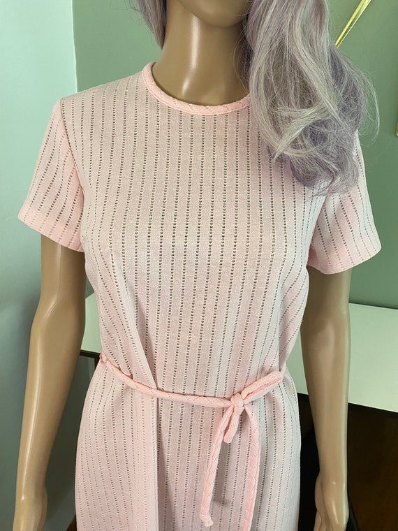 Handmade Vintage Pink Dress - image 2