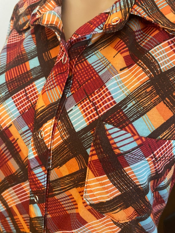 Geometric Disco Shirt XL - image 2