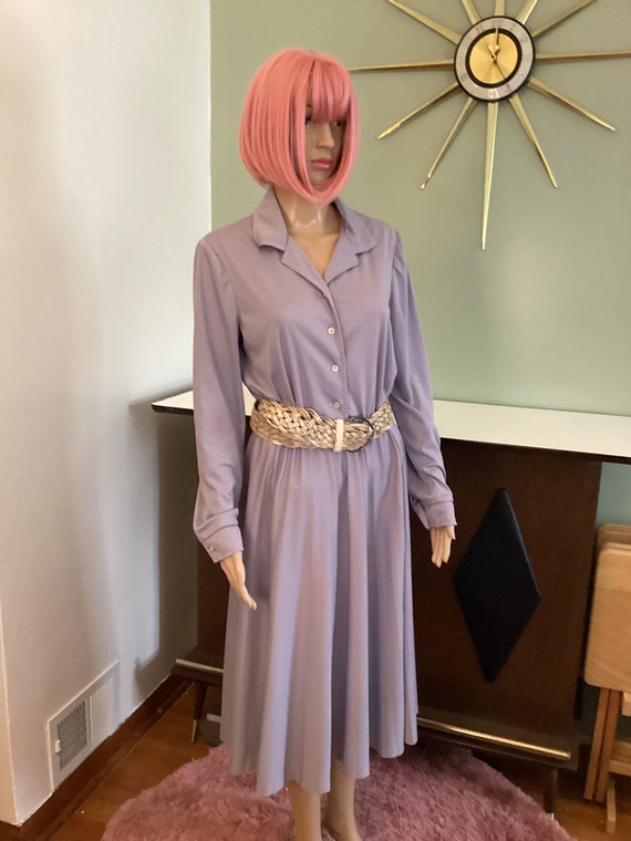 Vintage purple dress - image 1