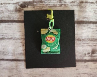 Candy, chips, stitch markers.