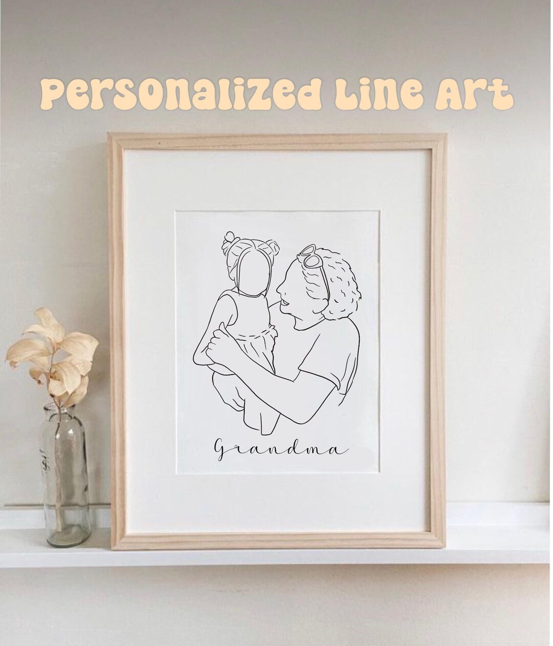 Custom Photo Outline Custom Photo Outline Drawing, Image Digital Outline, Digital Line ...