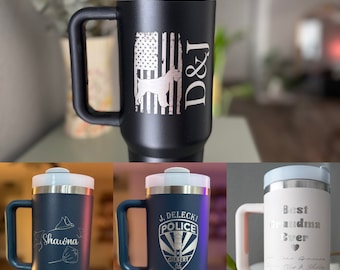 Custom Logo Cup, Corporate Branded Water Bottle, Corporate Gifts, Company Logo Mugs Bulk, 40oz Insulated Mugs, Employee Appreciation Gifts