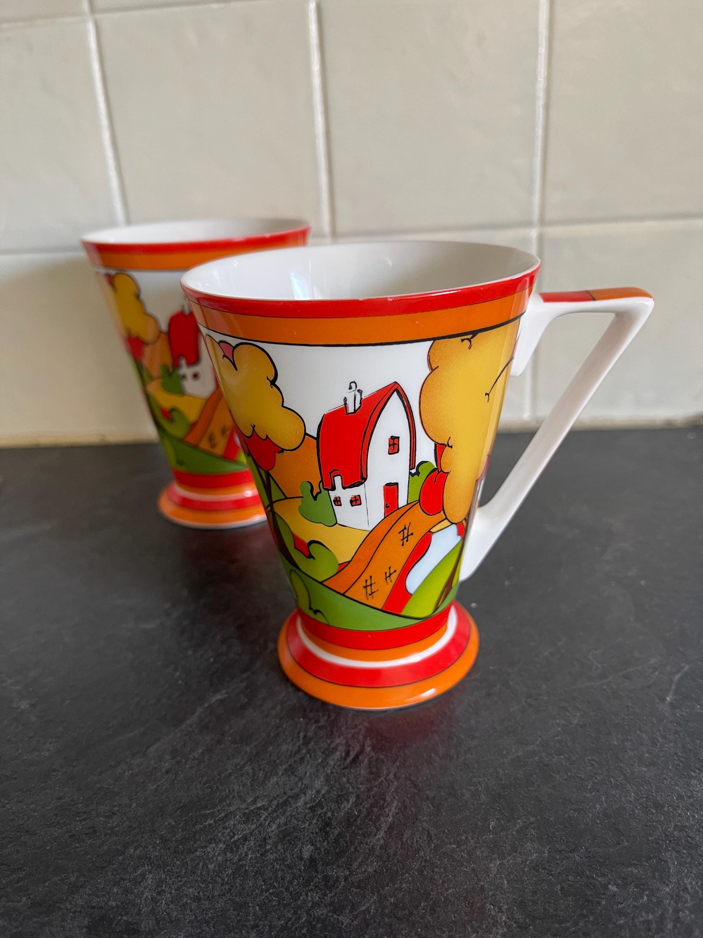 Clarice Cliff Coffee Set - Etsy UK