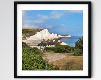 Seven Sisters Cliffs, East Sussex, Photography Print, England Print, Brighton, Postcard, Home Decor, Wall Art, Print Gift, Travel Print