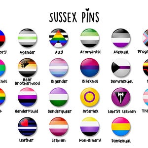 Single, Progress, Alleati, Non Binari, Transgender, Lesbiche e altro: bandiere LGBTIQA+, regalo dell'orgoglio, LGBTQ+ Gay Pride (32 mm/44 mm)