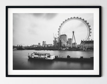 London Photography, London Eye, London Print, Wall Art, London Posters, London Eye Prints, Home Decor, Travel Photography, United Kingdom