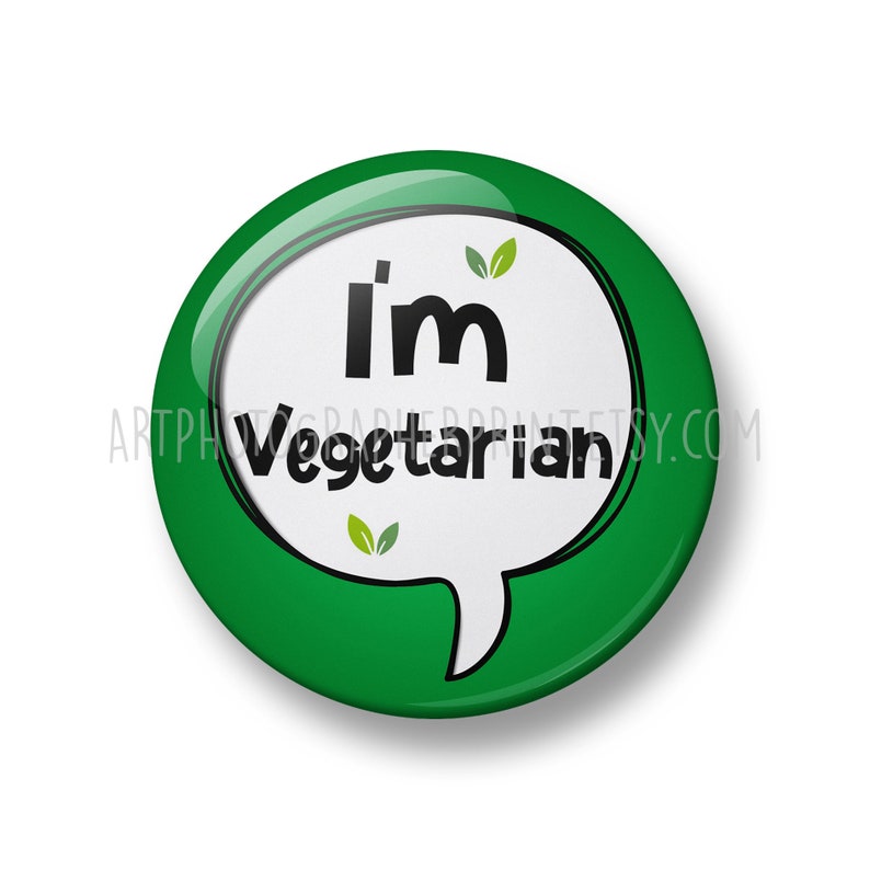 Je suis végétalien, je suis végétarien, je suis Pescatarian Pin Button Badge, 32mm ou 44mm, Types de régimes Badges, Vegan Activist, Vegan gift, Nutrition Pin Vegetarian