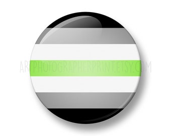 Agender Pride Flag pin badge button, 32mm or 44mm, Lgbt Lgbtq Lgbtqi Lgbtqia, Pride Gift