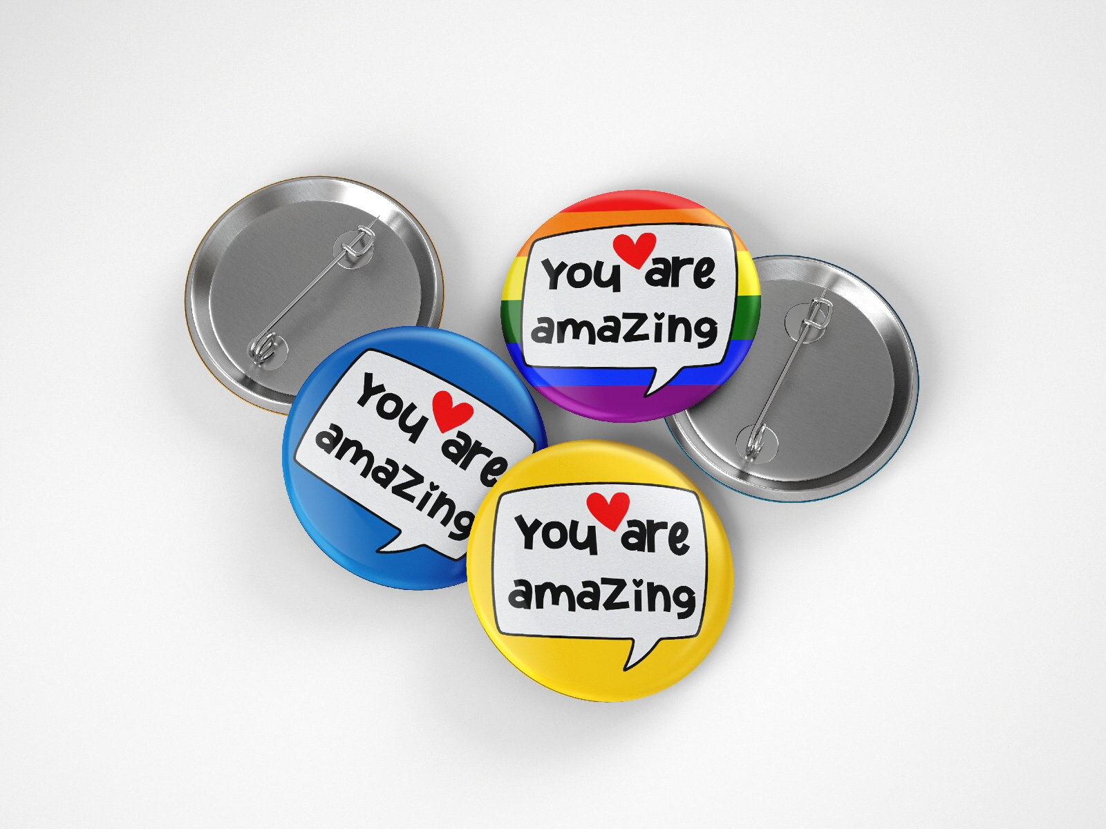 Impressive Pin You Are Amazing Pin Button Badge, 32mm or 44mm, Amazing Pin Badge ...