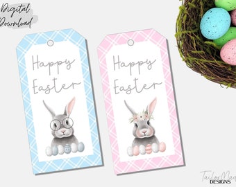 Easter Basket Tag, Easter Gift Tag, Printable Easter Tag, Easter Favor Tag, Printable Easter Tags for Kids, Happy Easter Tag