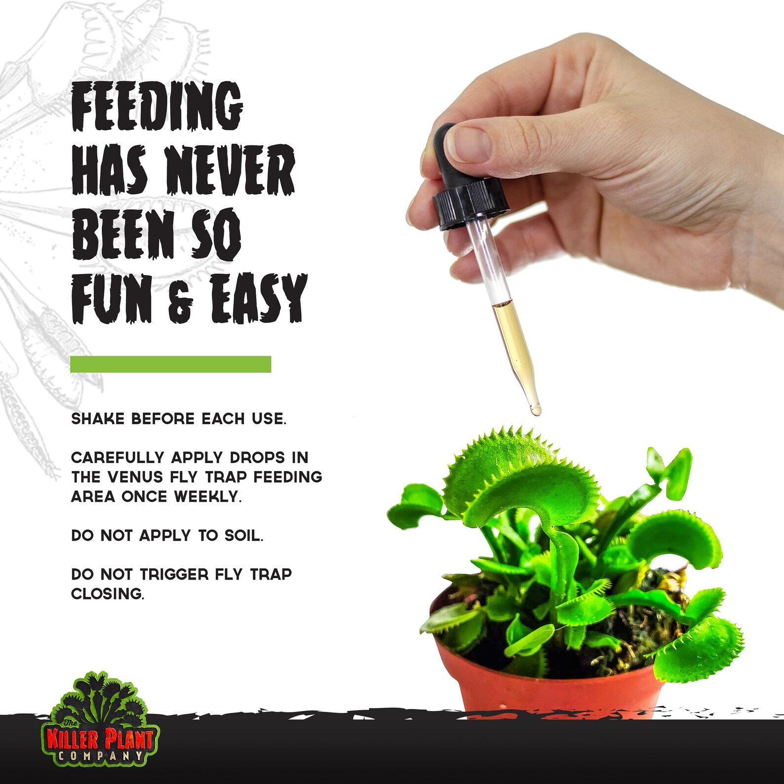 2oz Venus Fly Trap Growth Supplement Grow Bigger Venus Fly Etsy