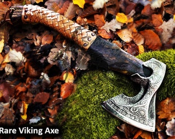 Beautiful Viking Axes Smith Handmade Custom Norse Axe Viking Bearded Xmas Gift K 