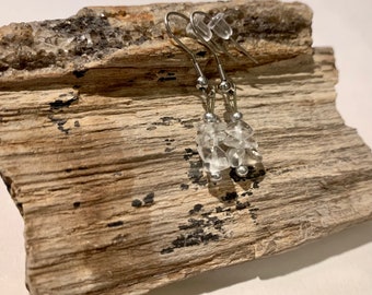 Clear Quartz Stacked Dangles