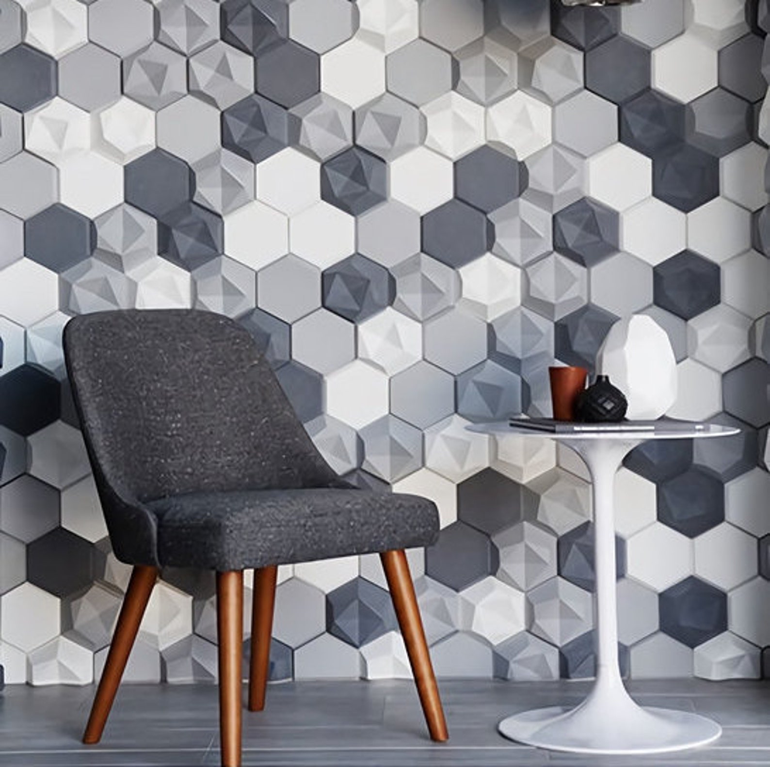 View of DECORATIVE SOUNDPROOFING Tile Acoustic Panel Sound Absorbing Panel ...