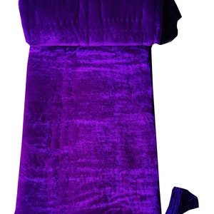 Vibrant Purple Luxury Quilt Double Velvet quilt Luxury Comforter Quilt King Quilt, Twin quilt, Velvet Quilt Christmas Gift Holiday Gift