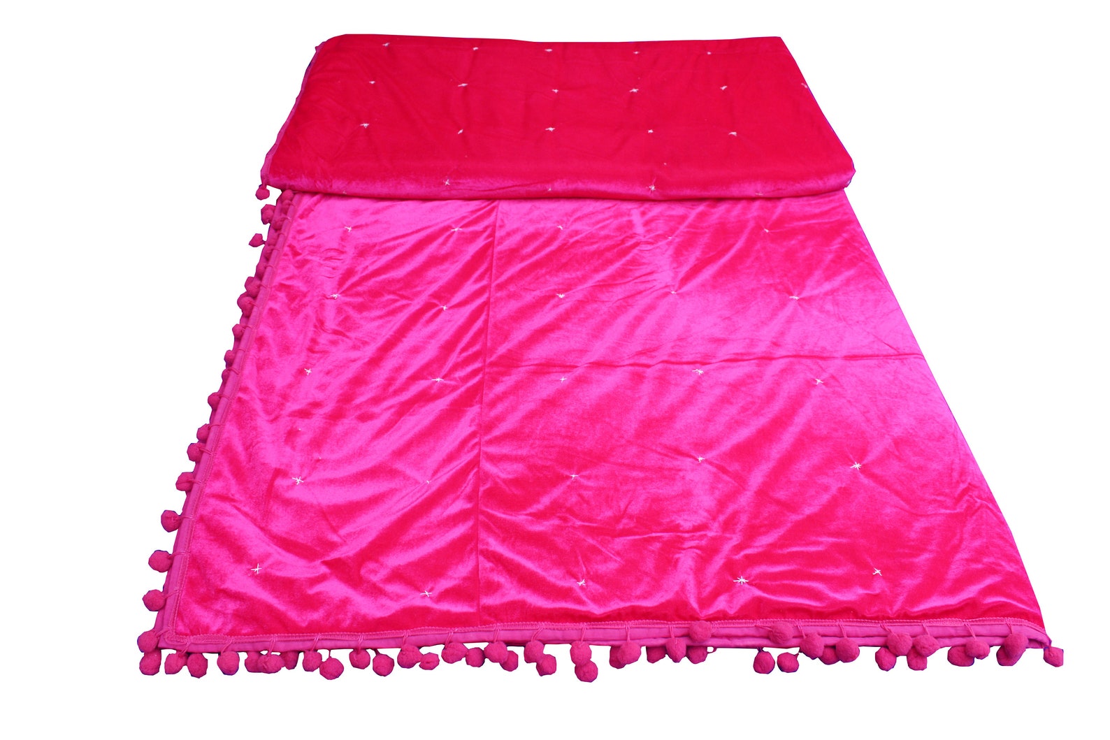 Brown Velvet Quilt Velvet Bedspread Brown Comforter Brown Etsy