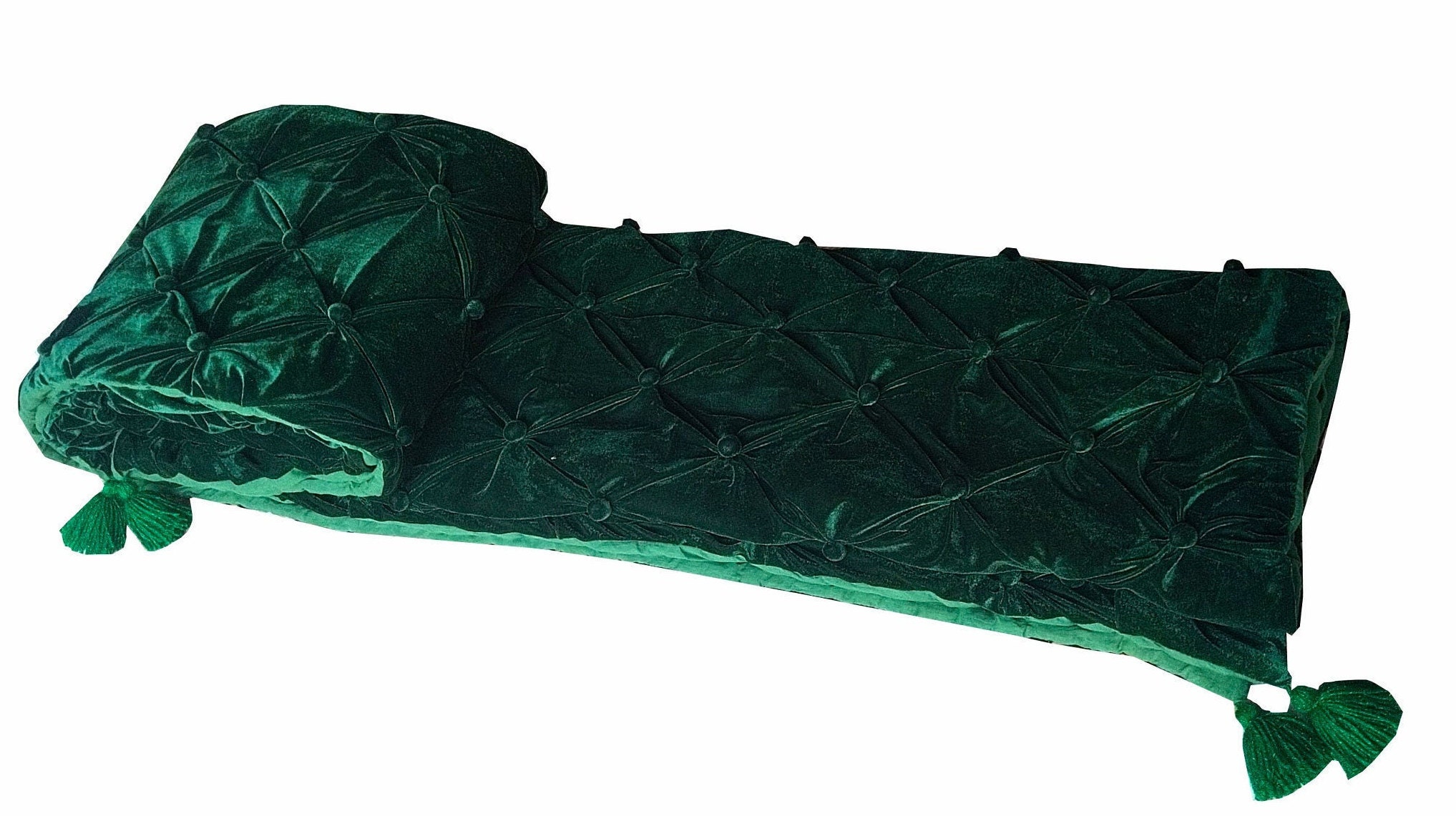 Emerald Green Velvet Quilt Comforter Blanket Bedspread King Etsy UK
