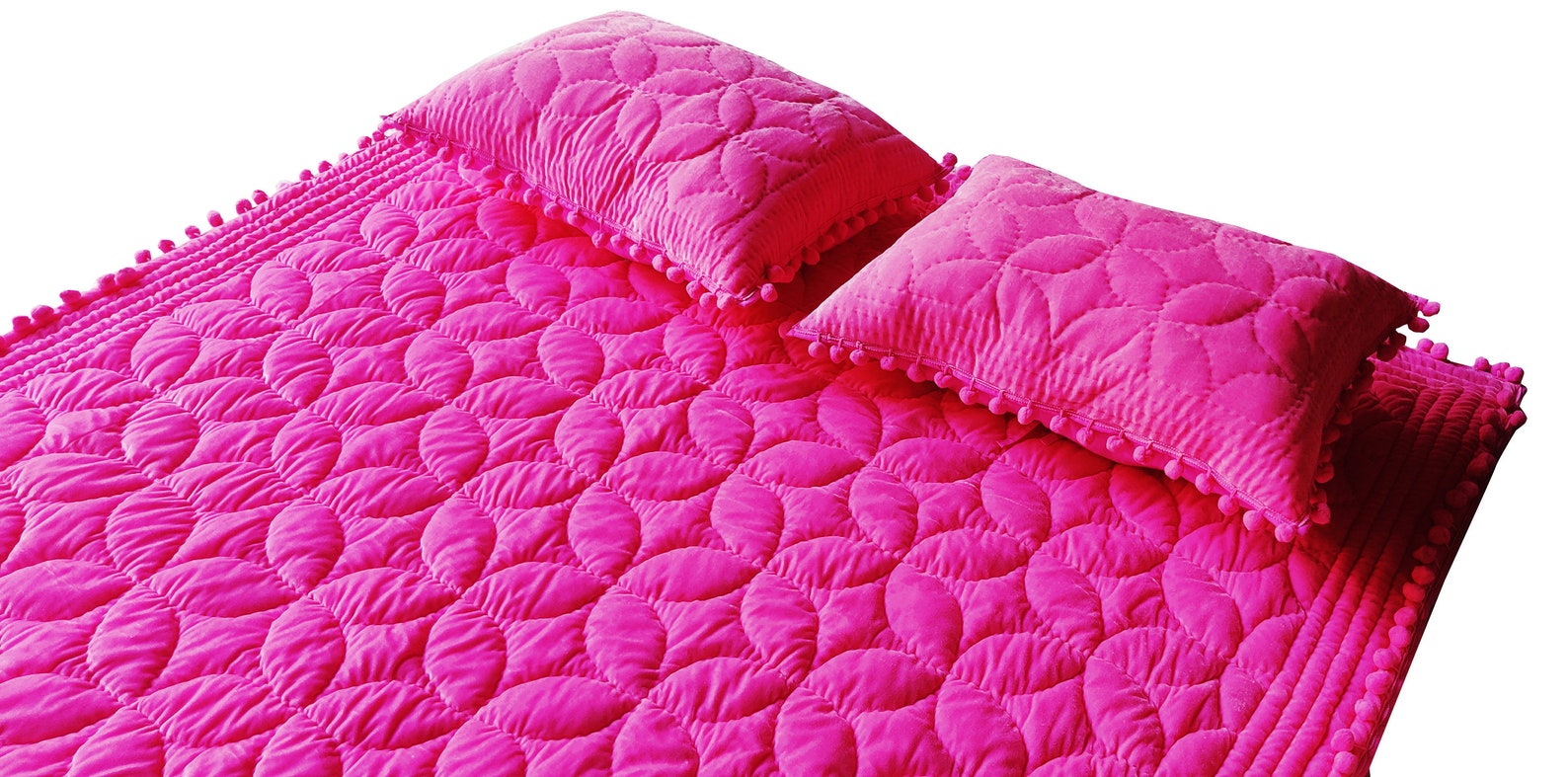 Baby Pink Velvet Comforter Baby Pink Luxury Quilt Baby Pink Etsy