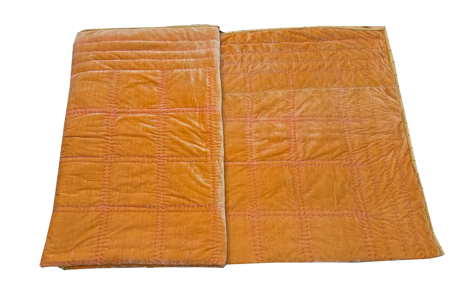 Gold Velvet Quilt Gold Velvet Comforter Velvet Bedspread Etsy