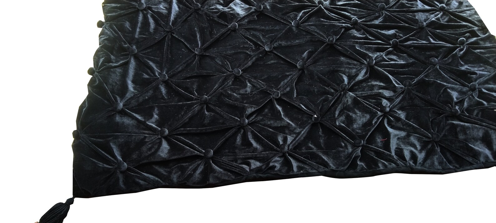 Black Velvet Quilt Comforter Black Luxury Quilt Black Queen Etsy