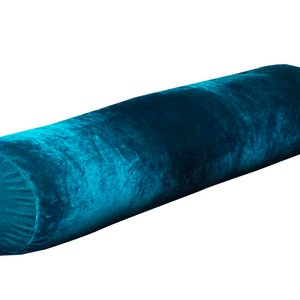 Teal Velvet Long Lumbar Pillow Cover, Various Sizes, Some Sizes May Be Ready to Ship gift for her