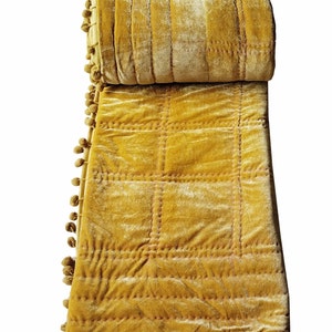 Gold Velvet Quilt, Velvet Comforter, Queen Quilt, Gold King Size Quilt, Quilt For Sale Throws And Blankets Velvet Bedding Set Wedding Gift.