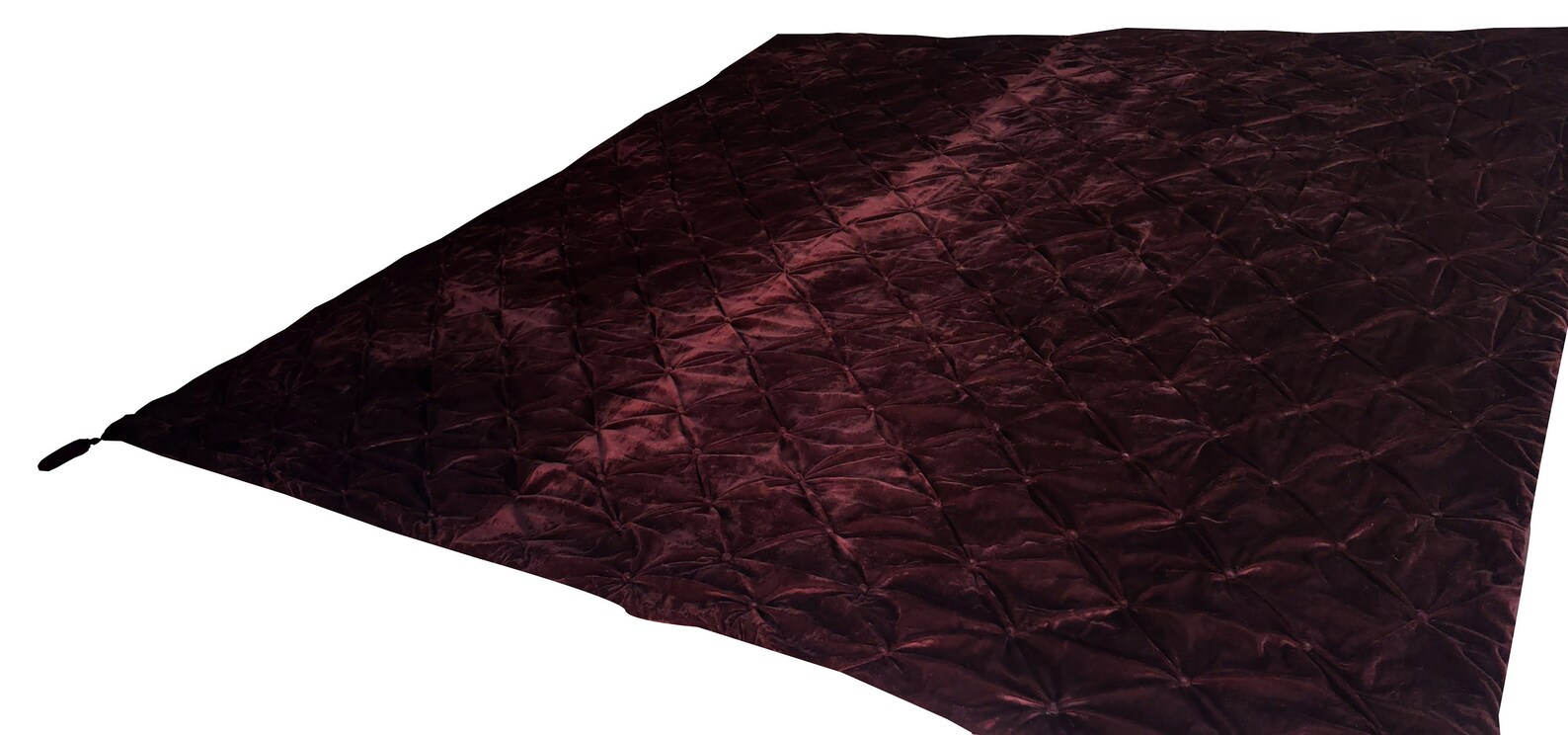 Brown Velvet Quilt King Velvet Quilted Throw Velvet Quilt Etsy