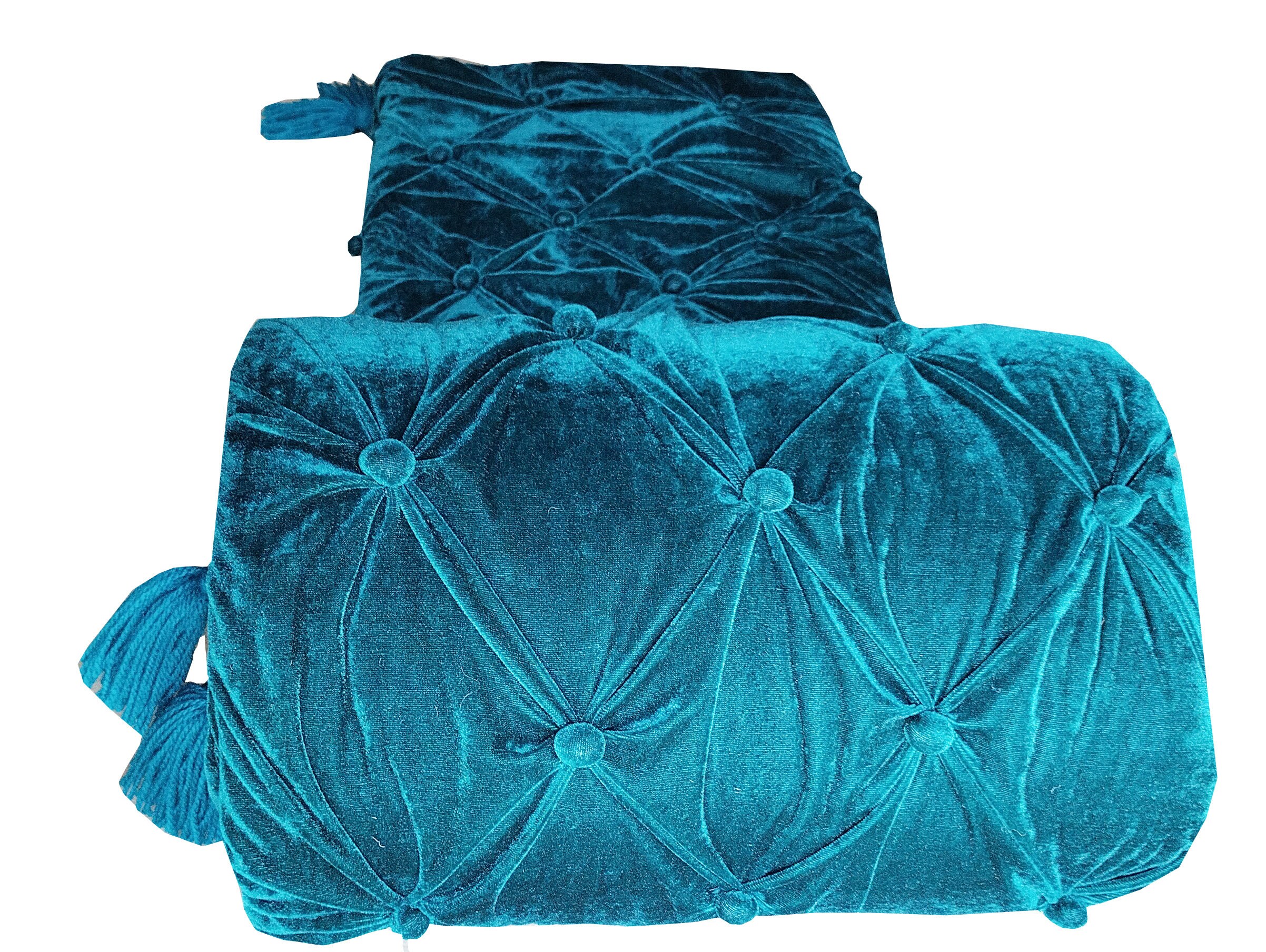 Teal Velvet Comforter Teal Luxury Quilt Teal Queen Quilt Etsy