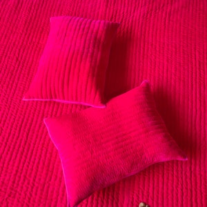 Fuchsia velvet comforter Fuchsia Luxury Quilt, Fuchsia Queen Quilt, Fuchsia king quilt Fuchsia Bedspread, Velvet Quilt Velvet Comforter