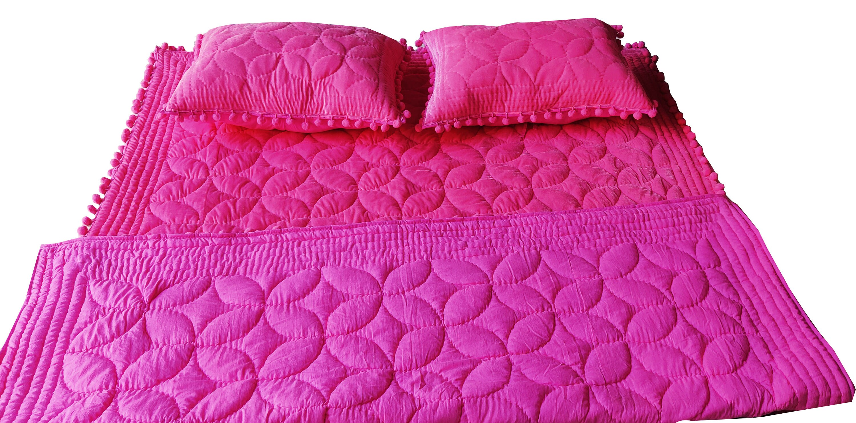 Baby Pink Velvet Comforter Baby Pink Luxury Quilt Baby Pink Etsy