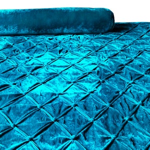 Teal velvet comforter Teal Luxury Quilt, Teal Queen Quilt, Teal king quilt Teal Bedspread, Velvet Quilt Velvet Comforter Velvet Bedding Set