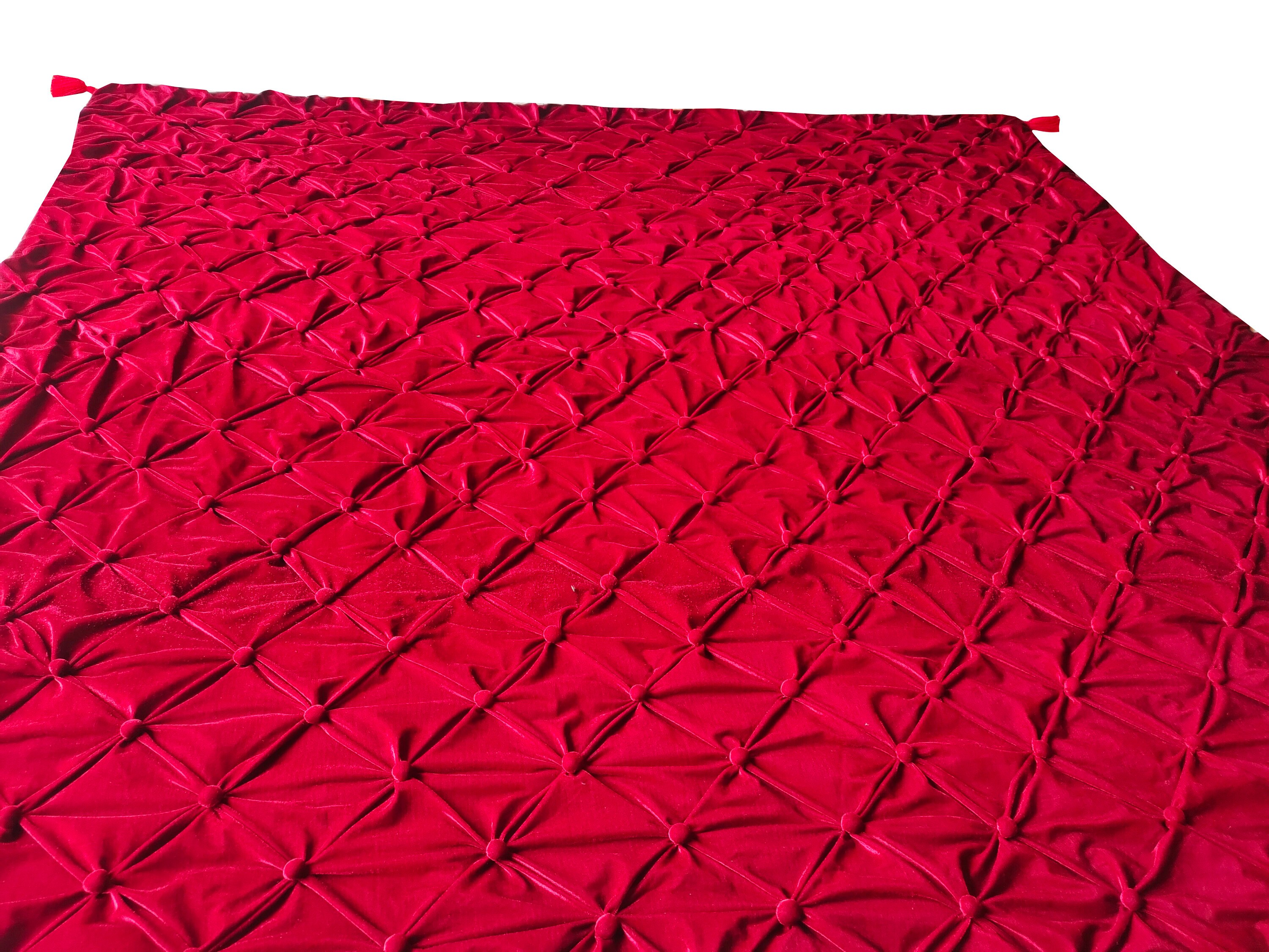 Couette En velours Rouge