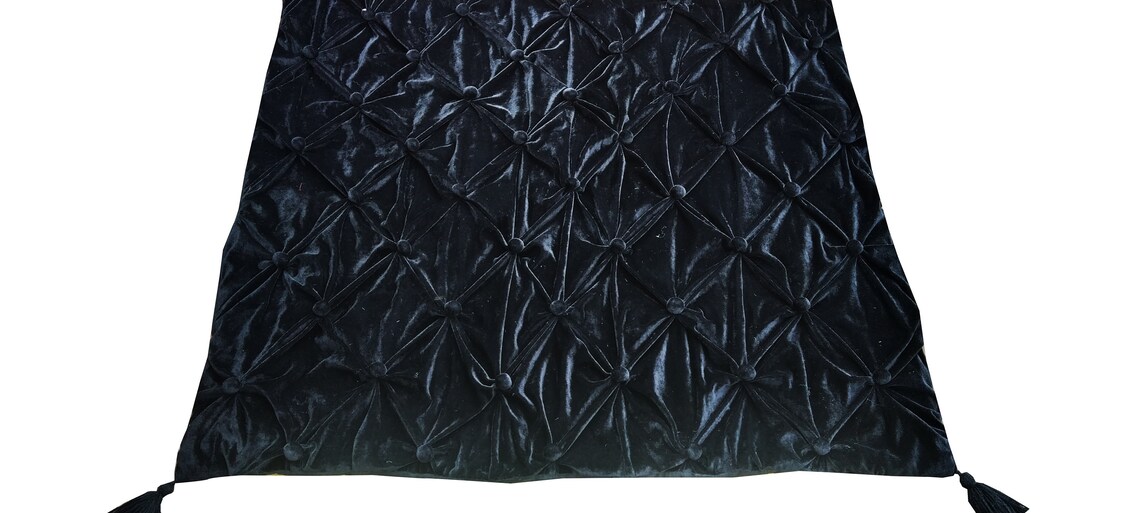 Black Velvet Comforter velvet Comforter King Quilt Queen Etsy