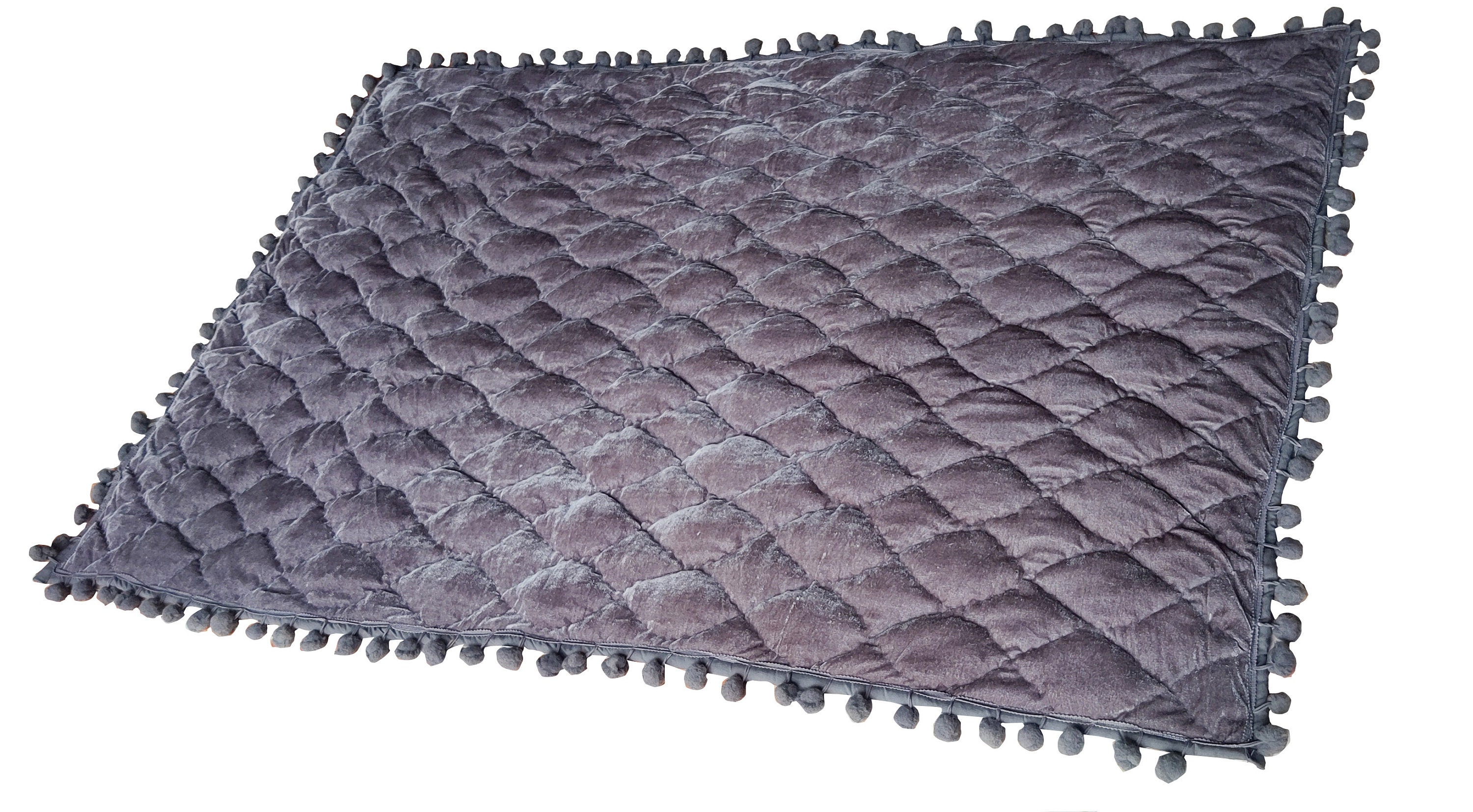 Grey Velvet Comforter King Quilt Queen Quilt Twin Quilts Etsy