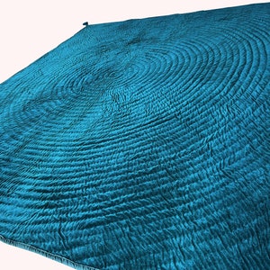 Teal Velvet Quilt King, Velvet Quilted Throw, Velvet Quilt Bed, Bedding Set King Size, Bedding Set Double, Christmas Gift.
