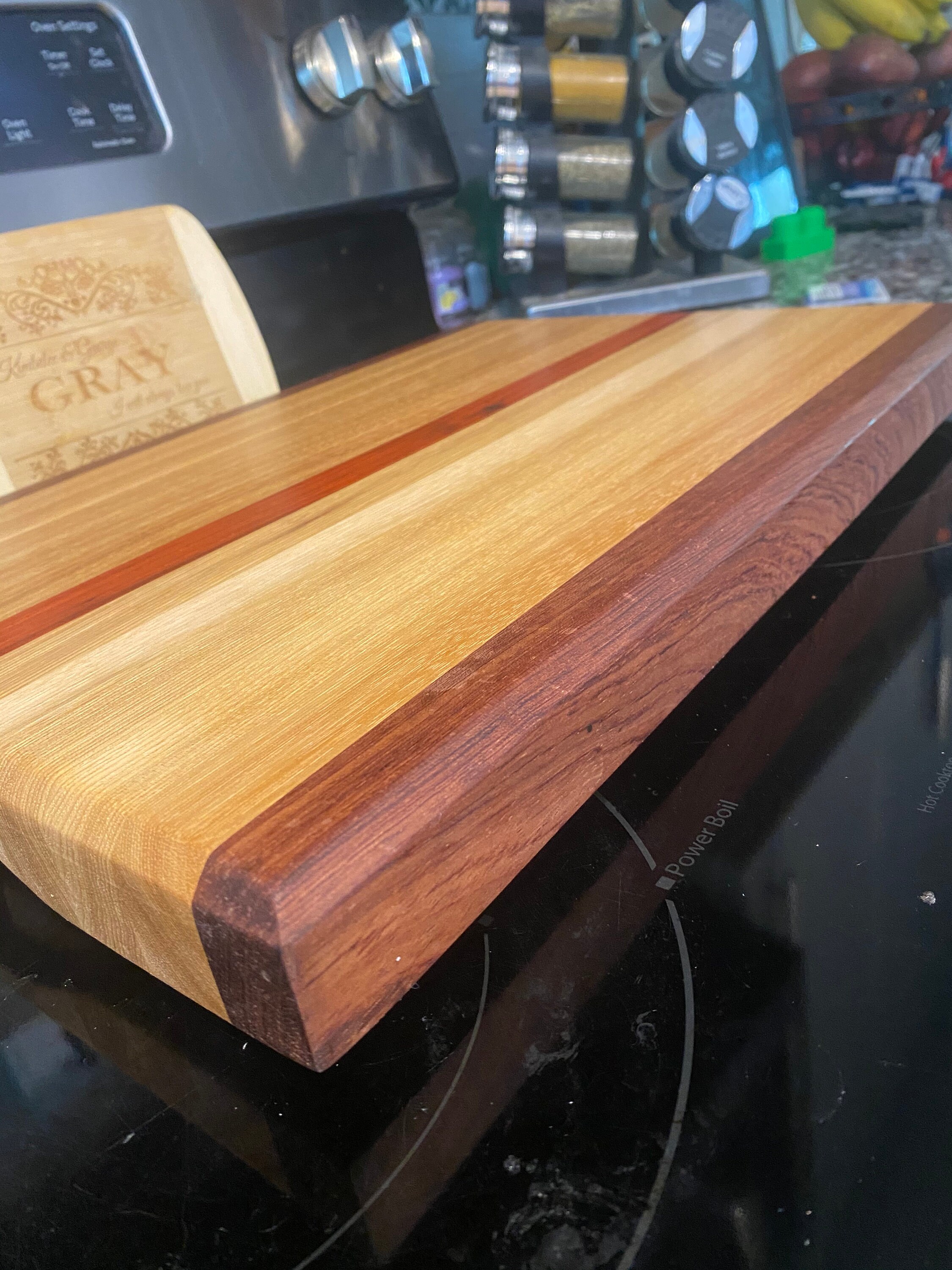 Exotic hardwood cutting board Etsy