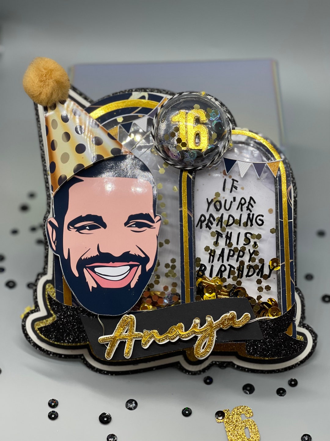 DRAKE Cake Topper - Etsy
