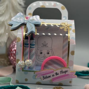 Whimsical Nutcracker Ballet Activity Box | Holiday Party Favor | Candy-Free Kids Gift | Stocking Stuffer | Christmas Busy Box