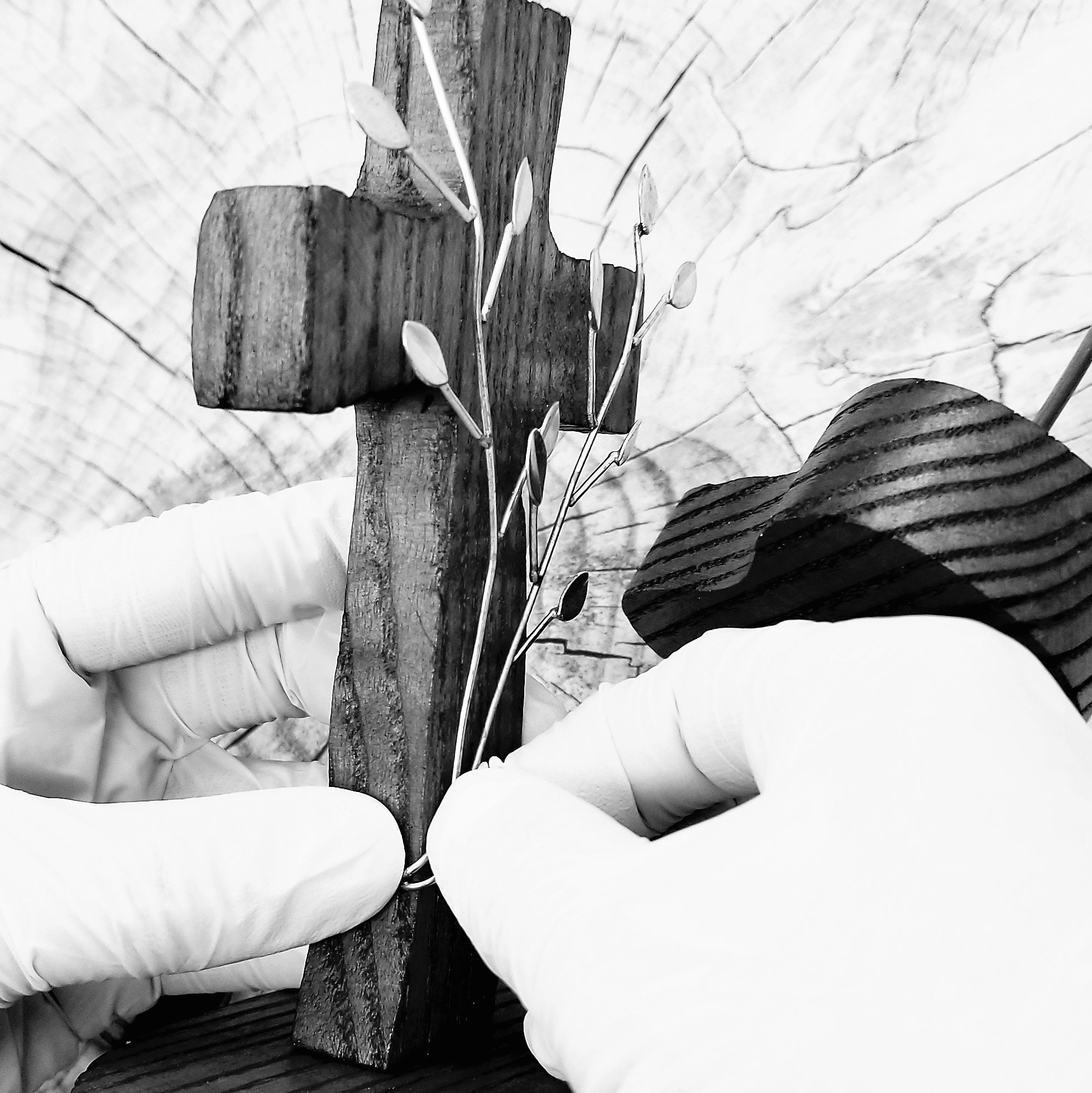 Handmade Standing Table Wood Cross Decorative Cross Gift for Etsy