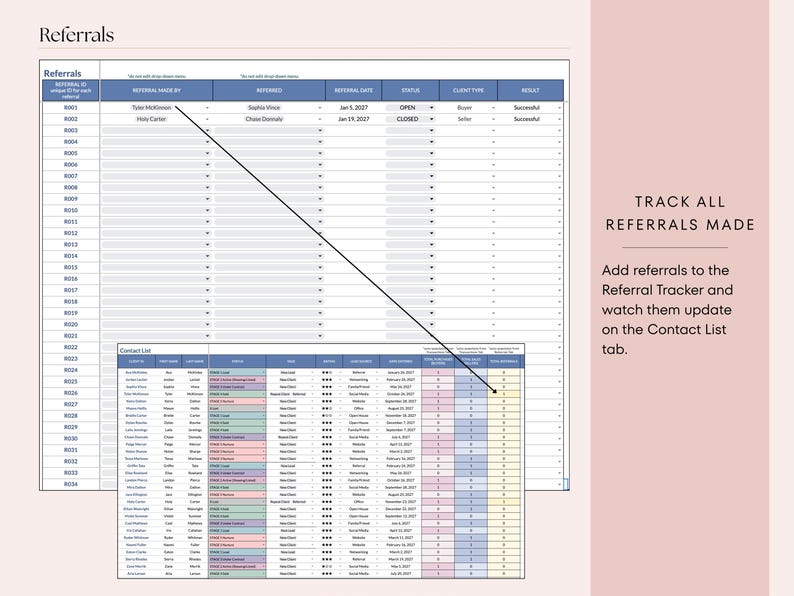 Real Estate CRM All-In-One | Google Sheets, Client List, Leads Tracker, Follow-up System, Buyer & Seller Onboarding, Transactions image 16
